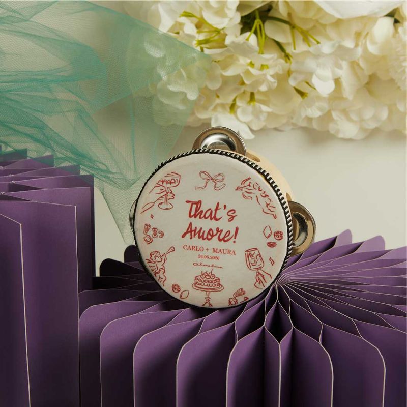 Tamburello disponibile in vari temi per laurea