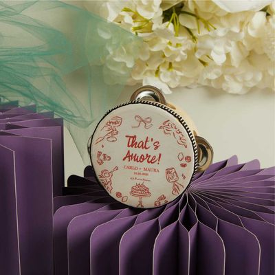 Tamburello disponibile in vari temi per laurea