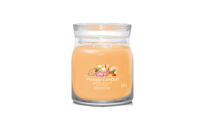 Yankee Candle - Candela Media "Mango Ice Cream"