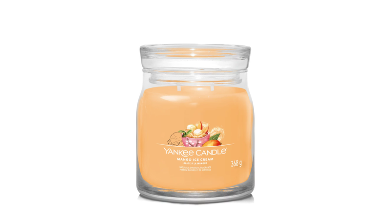 Yankee Candle - Candela Media "Mango Ice Cream"