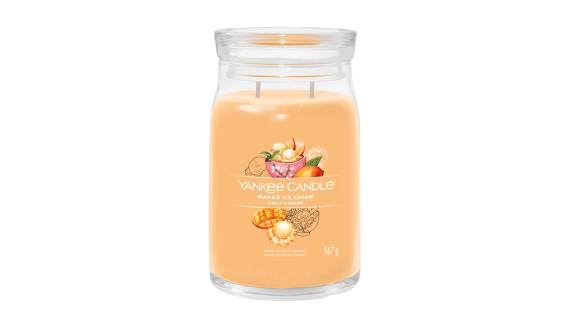 Yankee Candle - Candela Grande "Mango Ice Cream"
