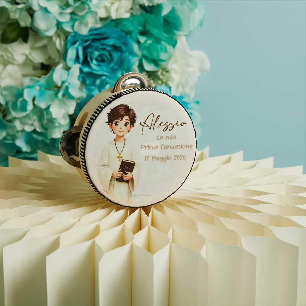 Tamburello comunione maschio