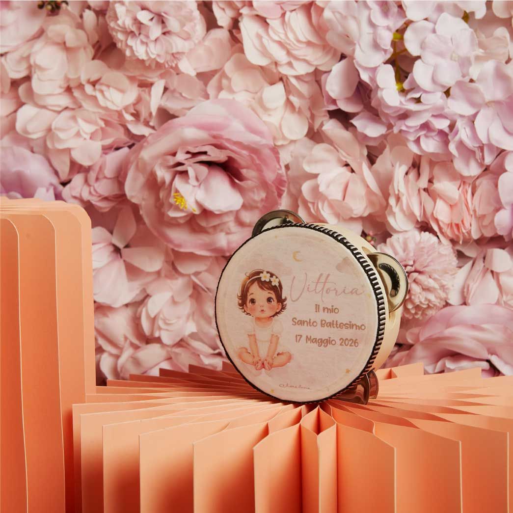 Tamburello battesimo femmina