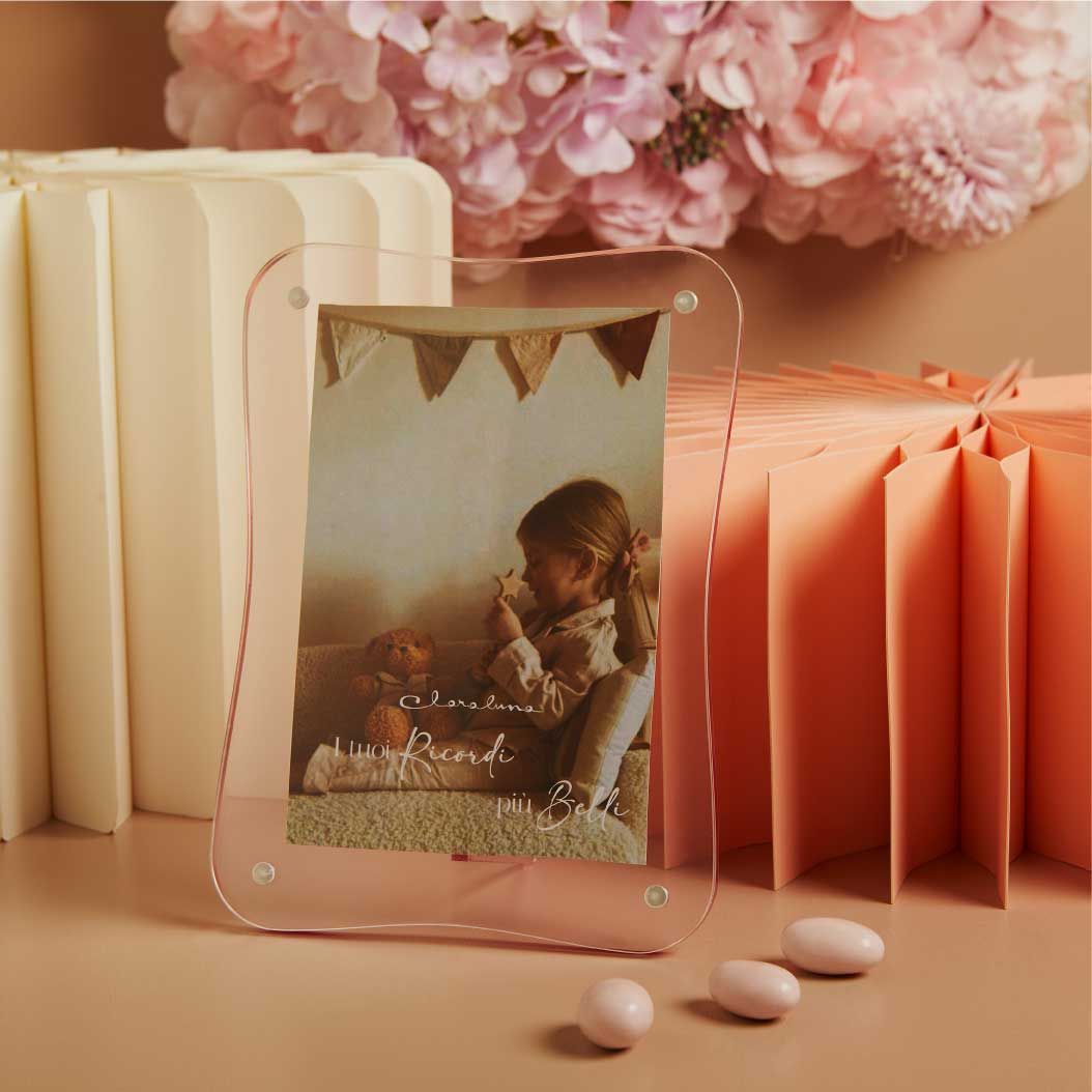 Portafoto ondulato o nuvoletta senza cuore