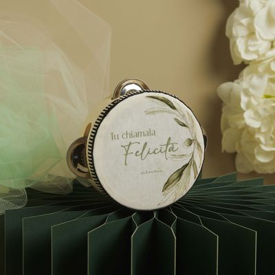 Tamburello tema ulivo