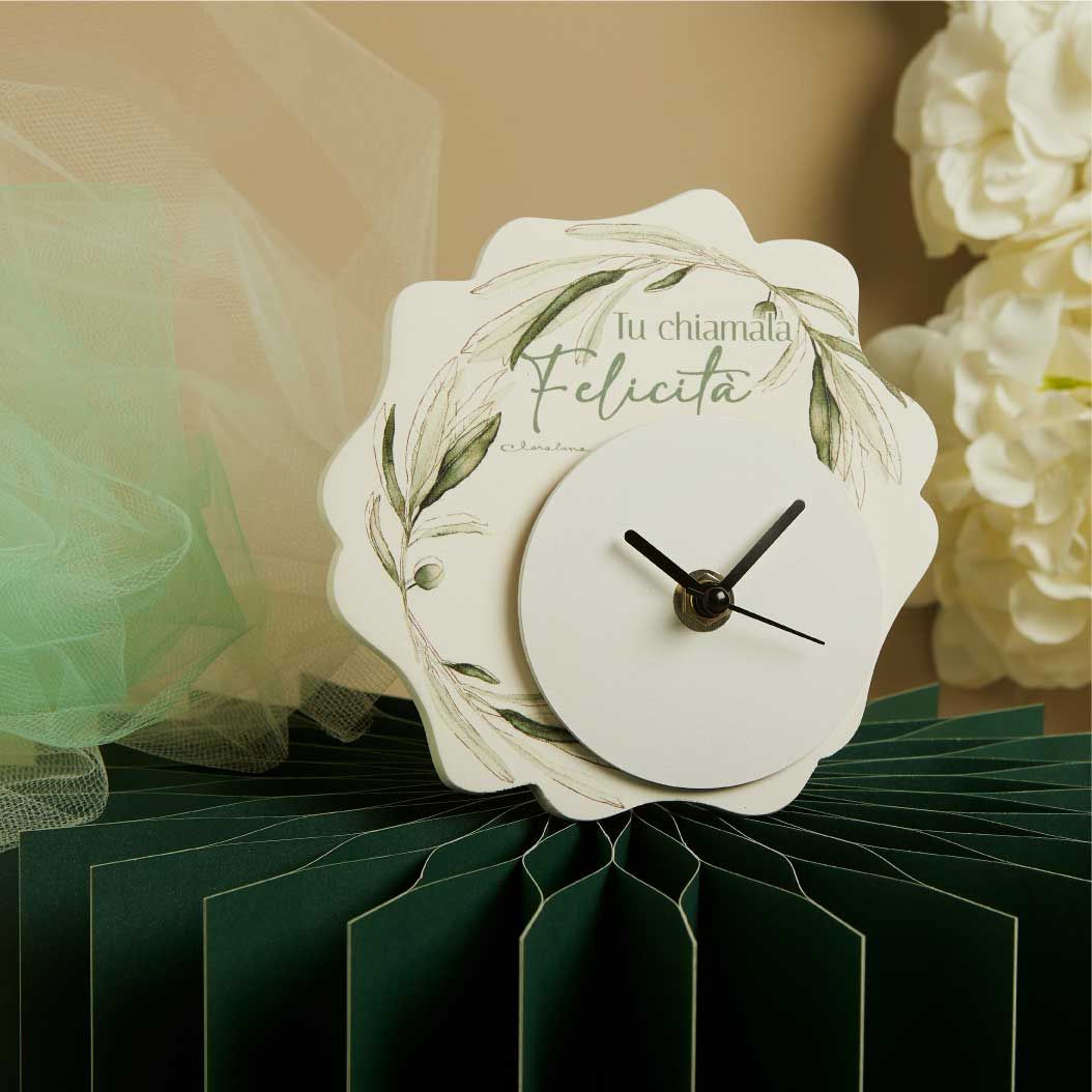Orologio tema ulivo