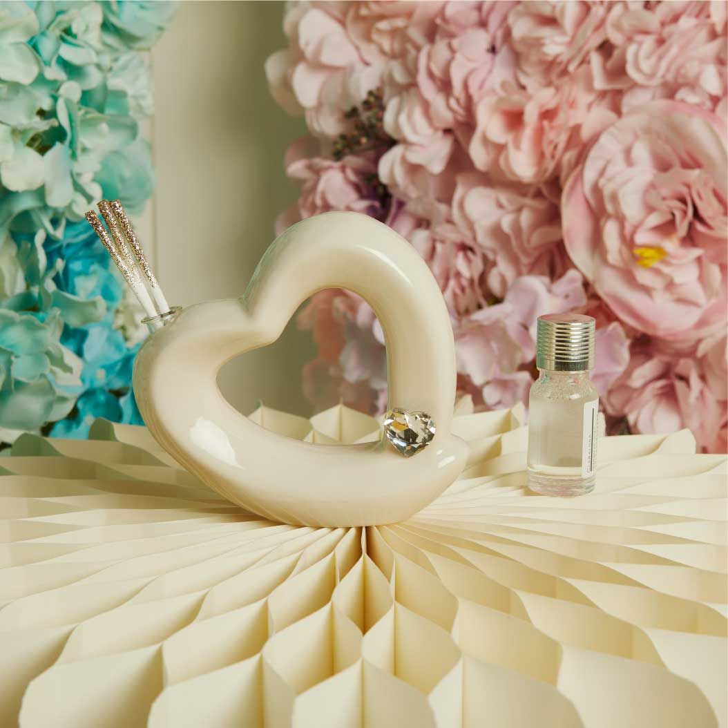 Diffusore tema cuore con applicazione cuore