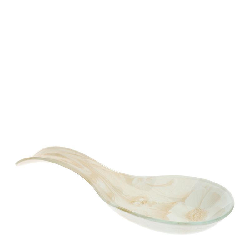 Poggiamestolo fiori in vetro Canvas