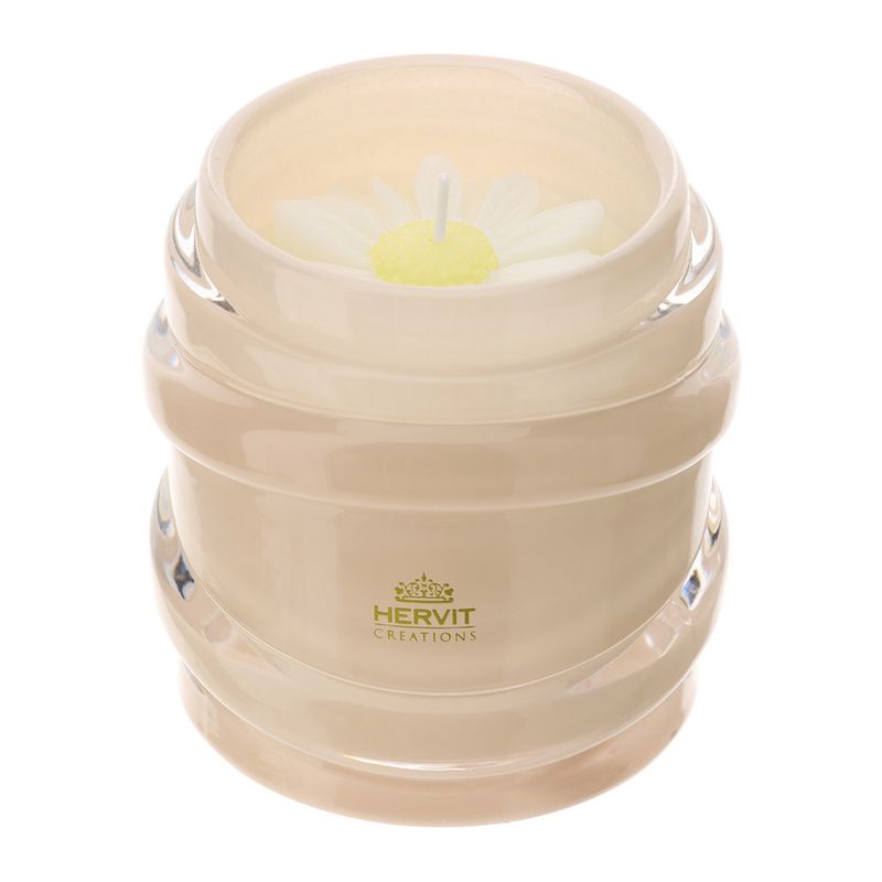 Candela Daisy Loop in Vetro color Ambra Profumazione Oud