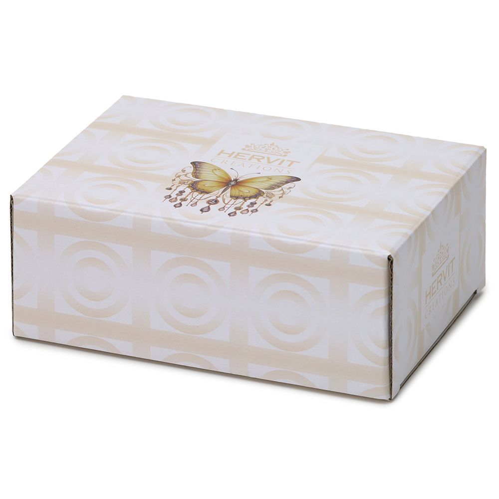 Contenitore in Vetro con Candela Farfalla Animalgem Profumazione Oud