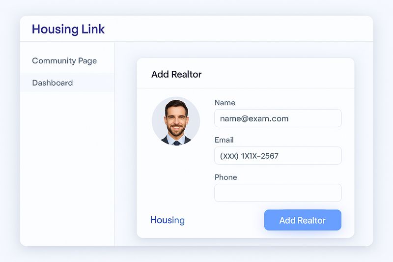Add My Realtor to HousingLink