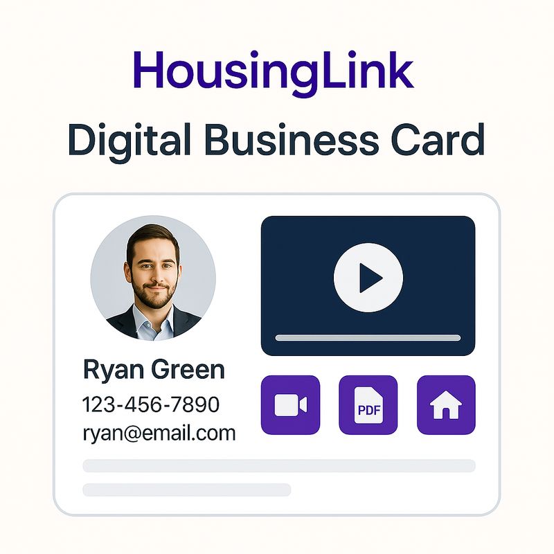 Create a Digital Business Card in HousingLink Create a Digital Business Card in HousingLink