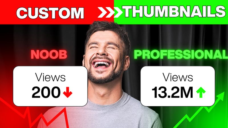 Custom YouTube Thumbnails – Professional Designs
