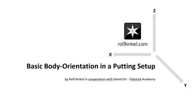 Basic Body-Orientation in a Putting Setup 25 Prints DIN A3