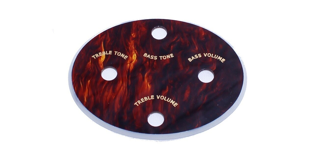 Hofner Control Panel Oval Tortoiseshell