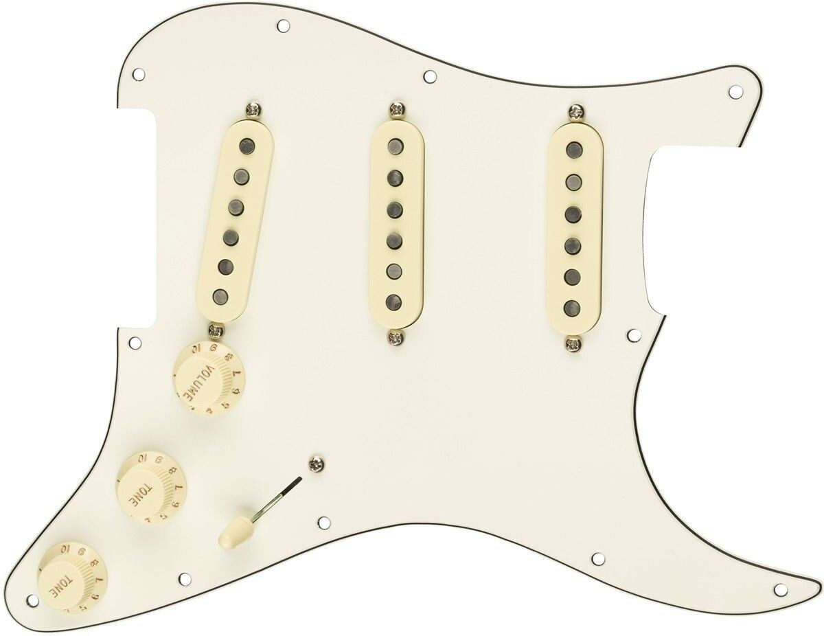 Fender Pre-Wired Strat Pickguard, Custom Shop Custom '69