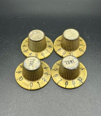 70's Les Paul Type MIJ Witches Hat Gold Knobs