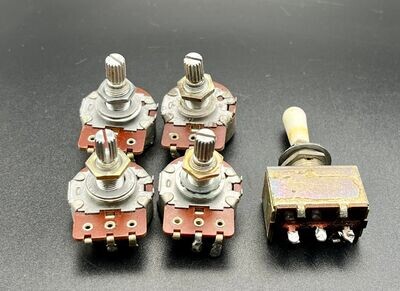 1970s Ibanez Noble pots and three way switch set