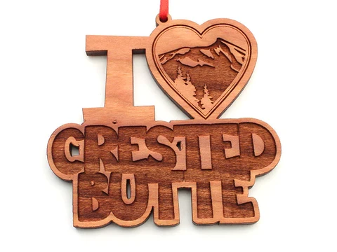 Crested Butte Heart Ornament