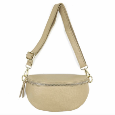 Small Crossbody Bag Taupe Gold