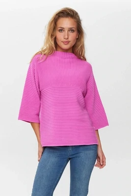 Nümph- Irmelin Oneck Pullover (super Pink)