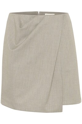 Soaked - Sibba Skirt (Grey Melange)