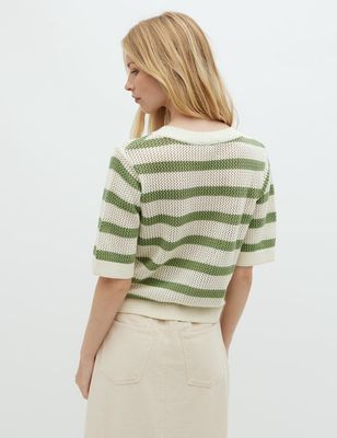 mbym - Neale Knit (Green Sugar Stripe)