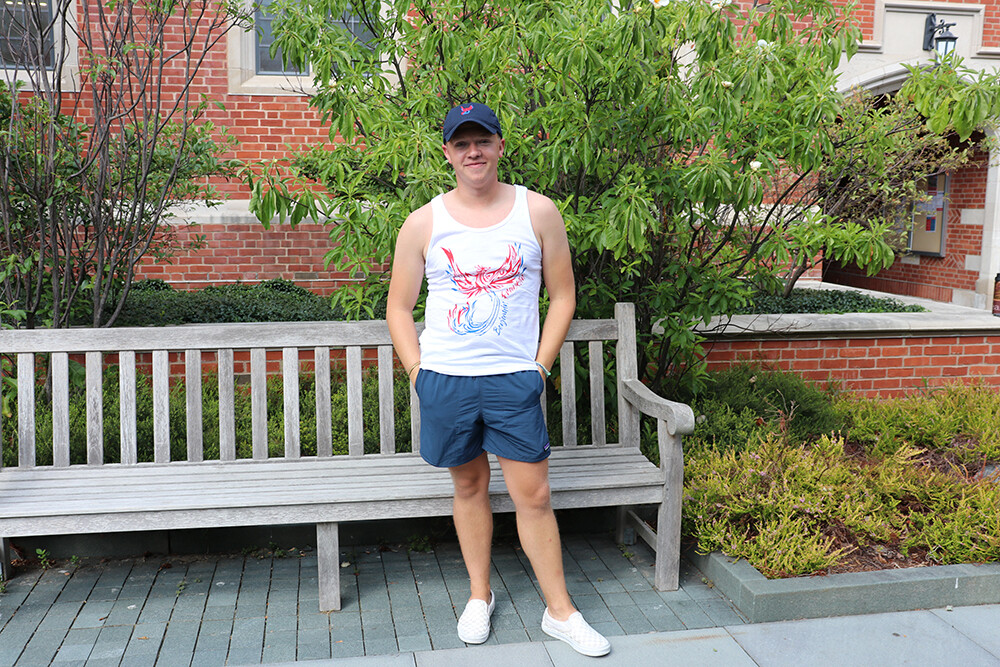 White Phoenix MEN's tank top