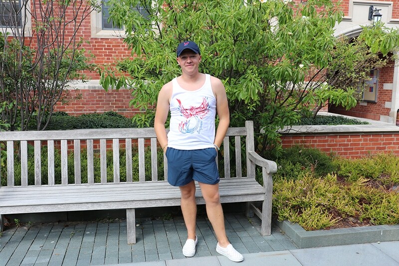 White Phoenix MEN&#39;s tank top