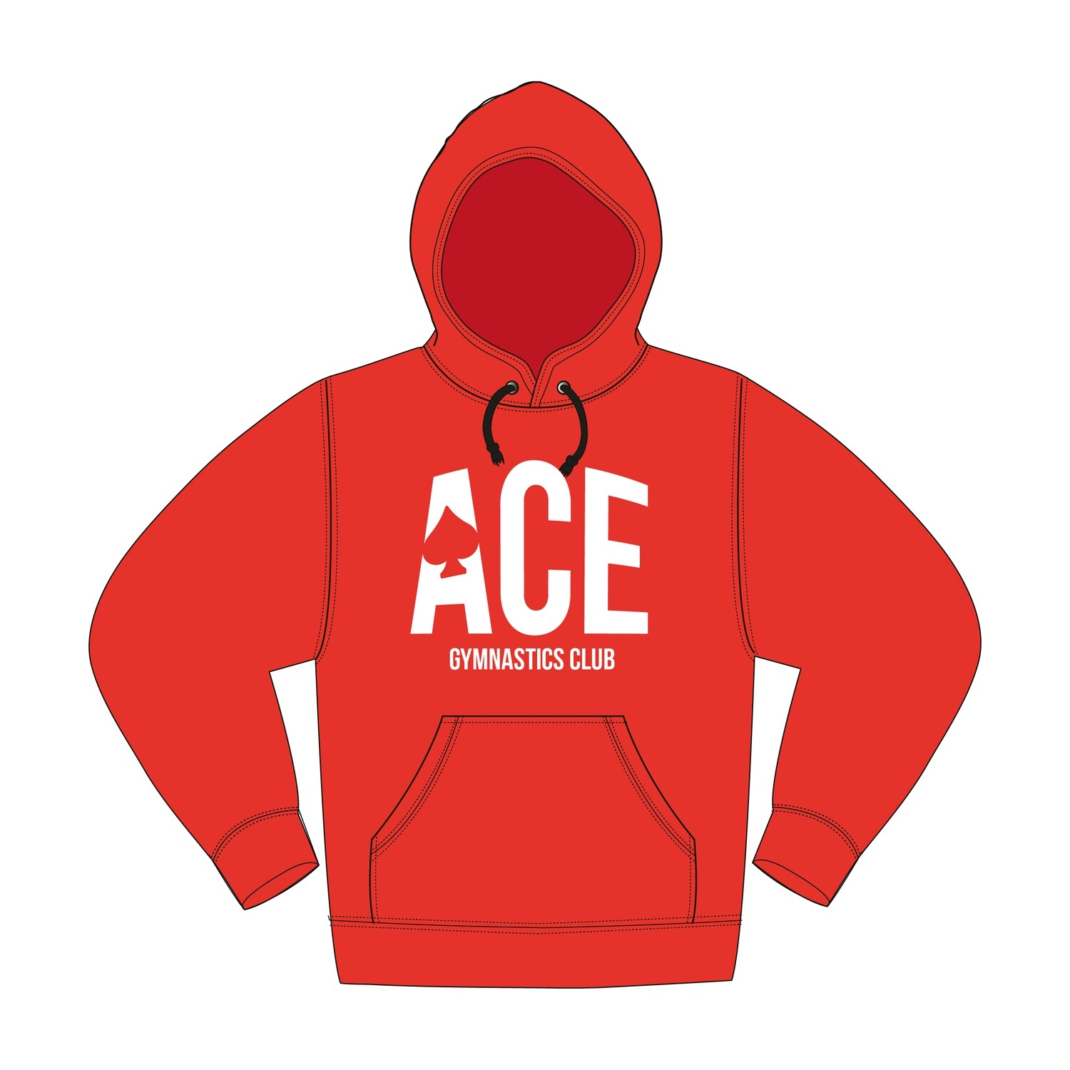Ace New Brand Red Hoodie Ace New Brand Red Hoodie