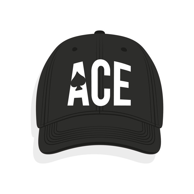 Ace New Brand Snapback Black Cap