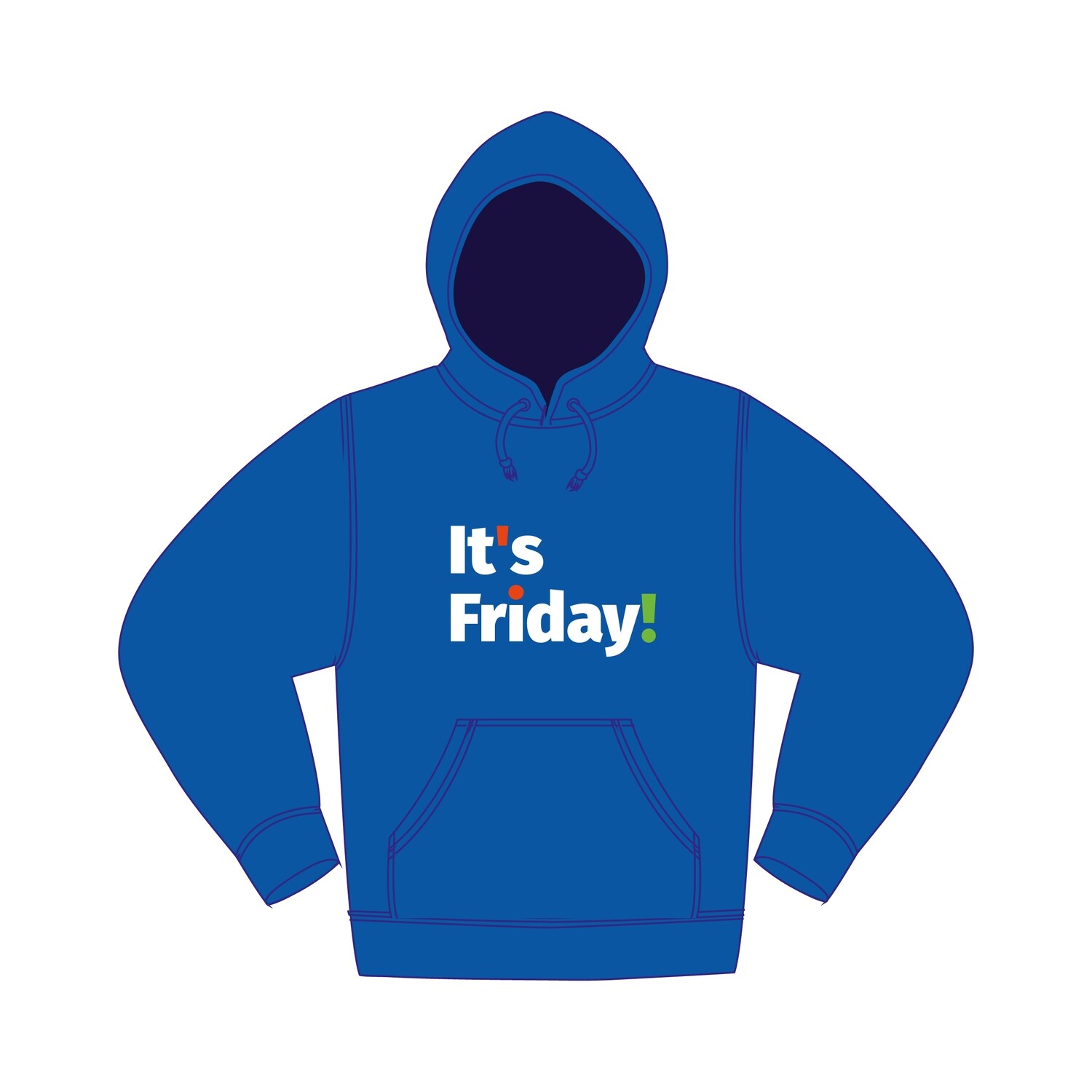 Espirian Unisex It's Friday! Hoodie Espirian Unisex It's Friday! Hoodie