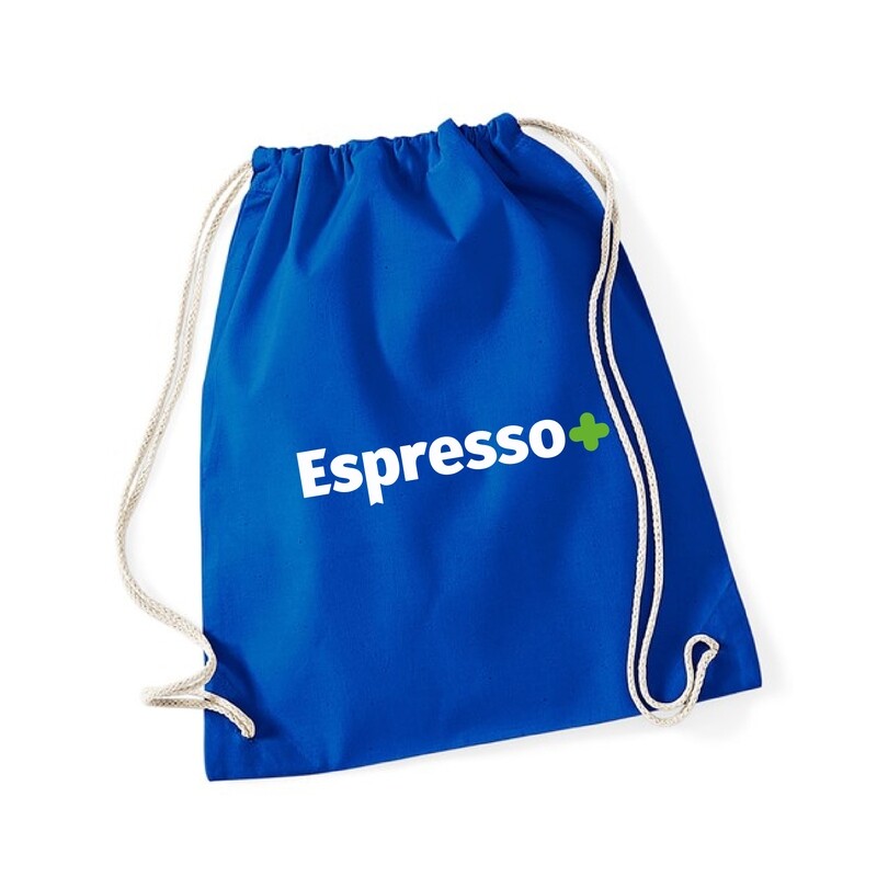 Espirian Espresso Plus Cotton Gym Bag Espirian Espresso Plus Cotton Gym Bag