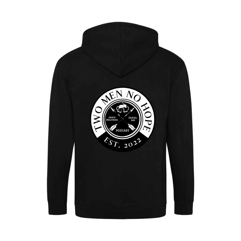 Two Men No Hope Zip Up Hoodie