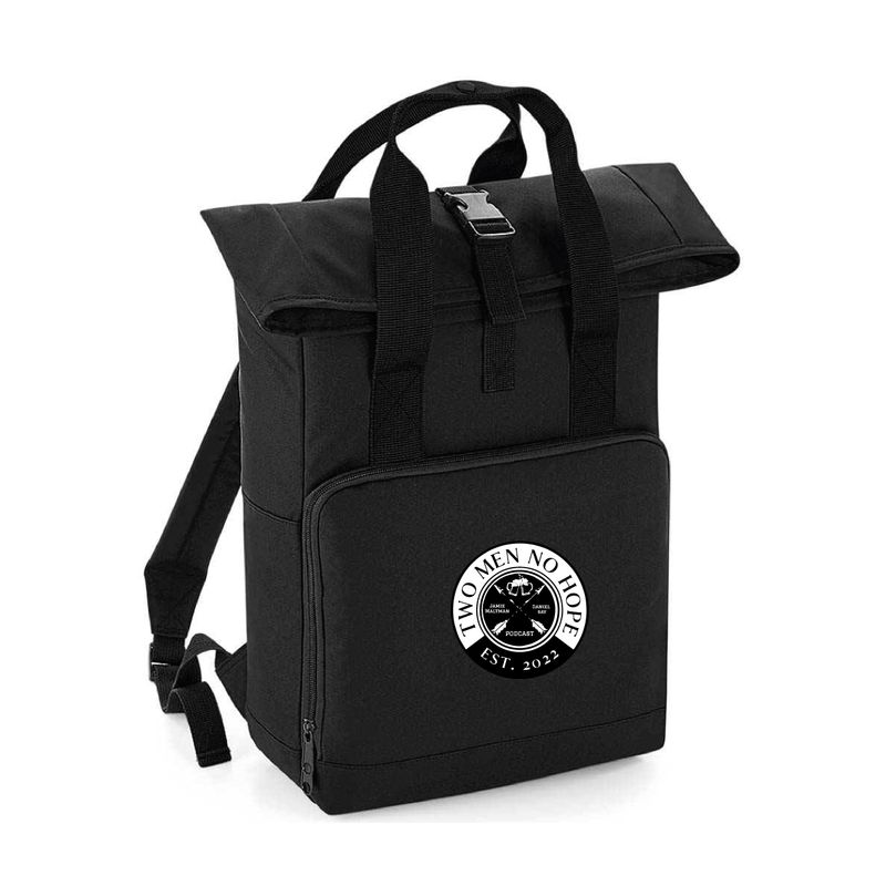 Two Men No Hope Roll-top Backpack