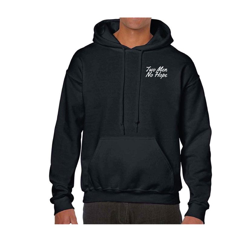 Two Men No Hope Heavy Hoodie - Pocket Print