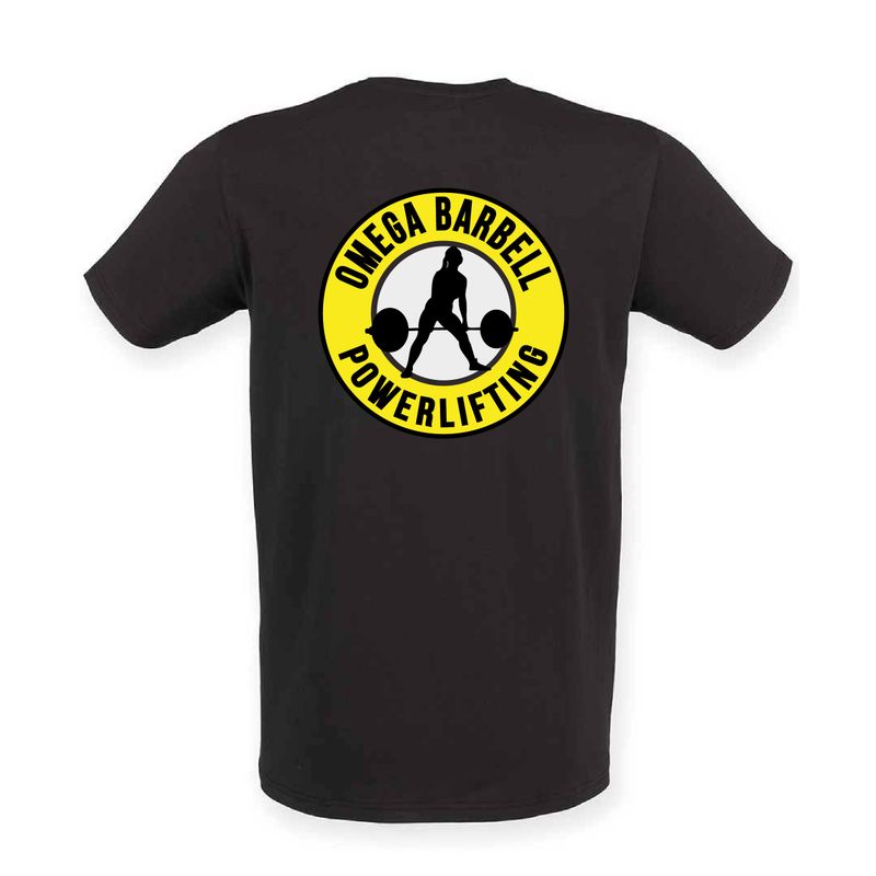OMEGA BARBELL POWERLIFTING Unisex Cotton T-shirt