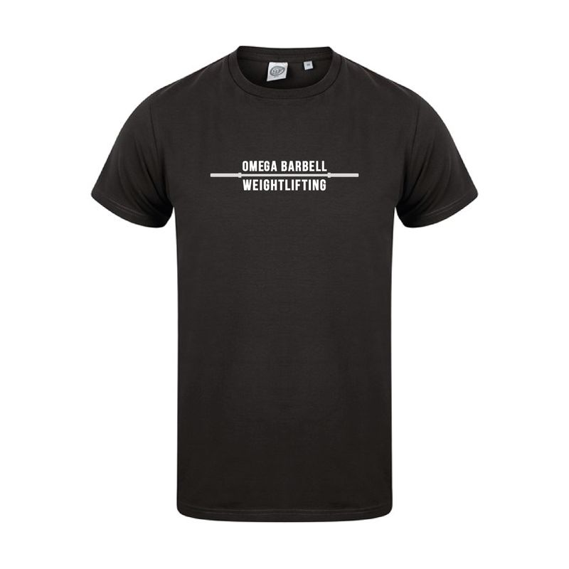 OMEGA BARBELL WEIGHTLIFTING Unisex Cotton T-shirt