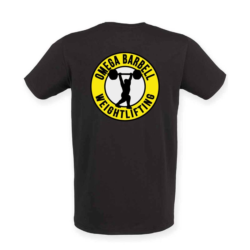 OMEGA BARBELL WEIGHTLIFTING Unisex Cotton T-shirt