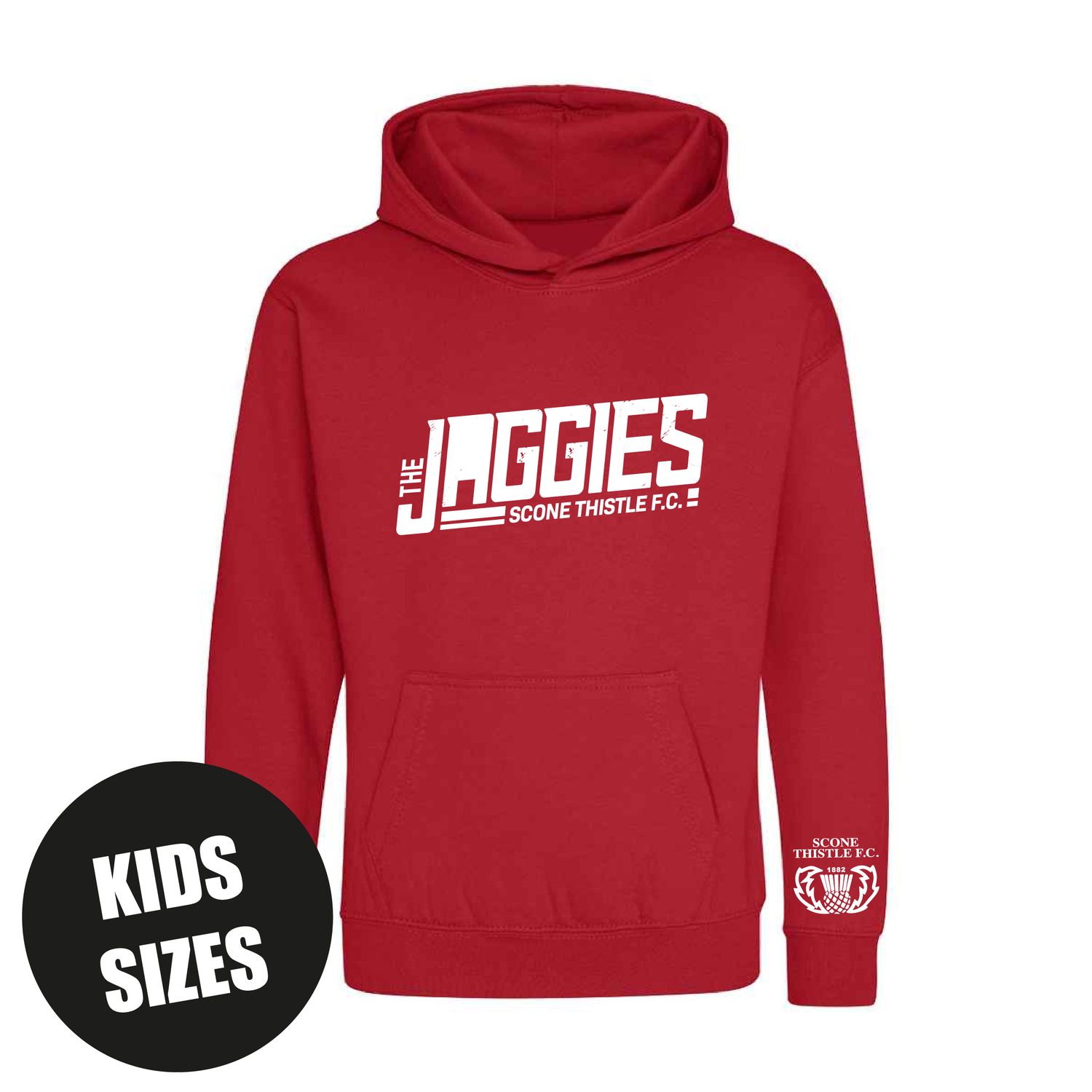 THE JAGGIES Scone Thistle F.C. Hoodie (KIDS SIZES) THE JAGGIES Scone Thistle F.C. Hoodie (KIDS SIZES)
