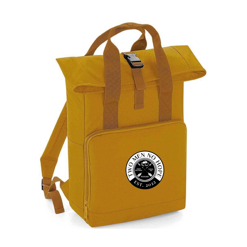 Two Men No Hope Roll-top Backpack