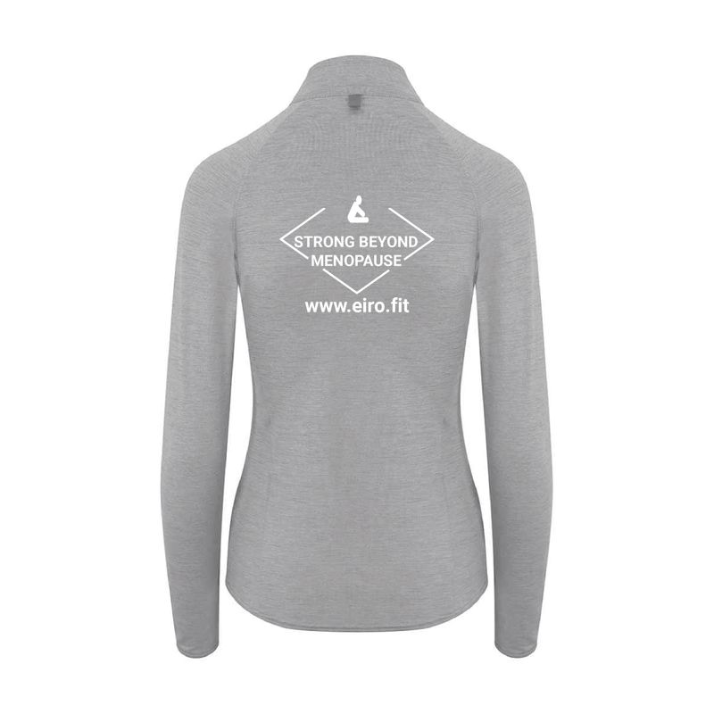STRONG BEYOND MENOPAUSE Women's Cool Flex long half-zip top