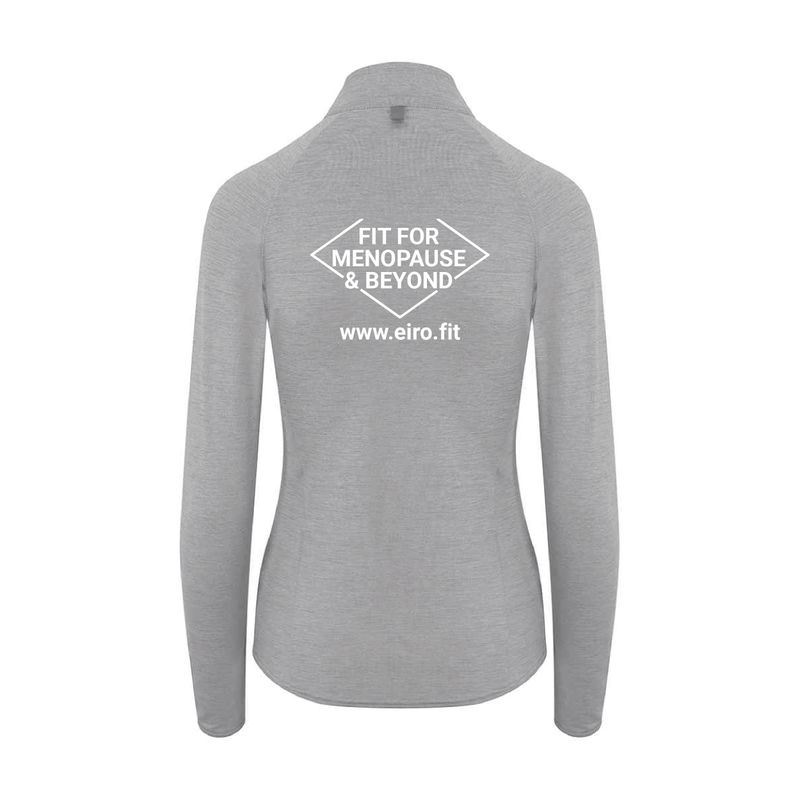 FIT FOR MENOPAUSE Women's Cool Flex long half-zip top