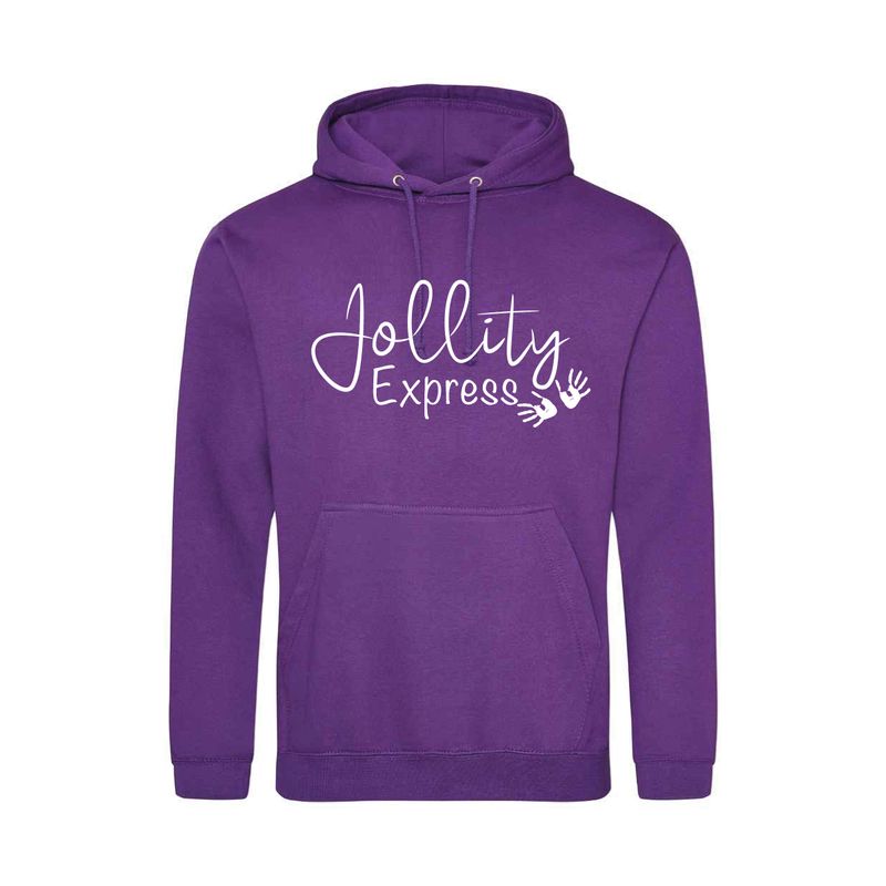 Jollity Express Purple Hoodie