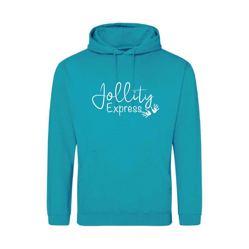 Jollity Express Lagoon Blue Hoodie
