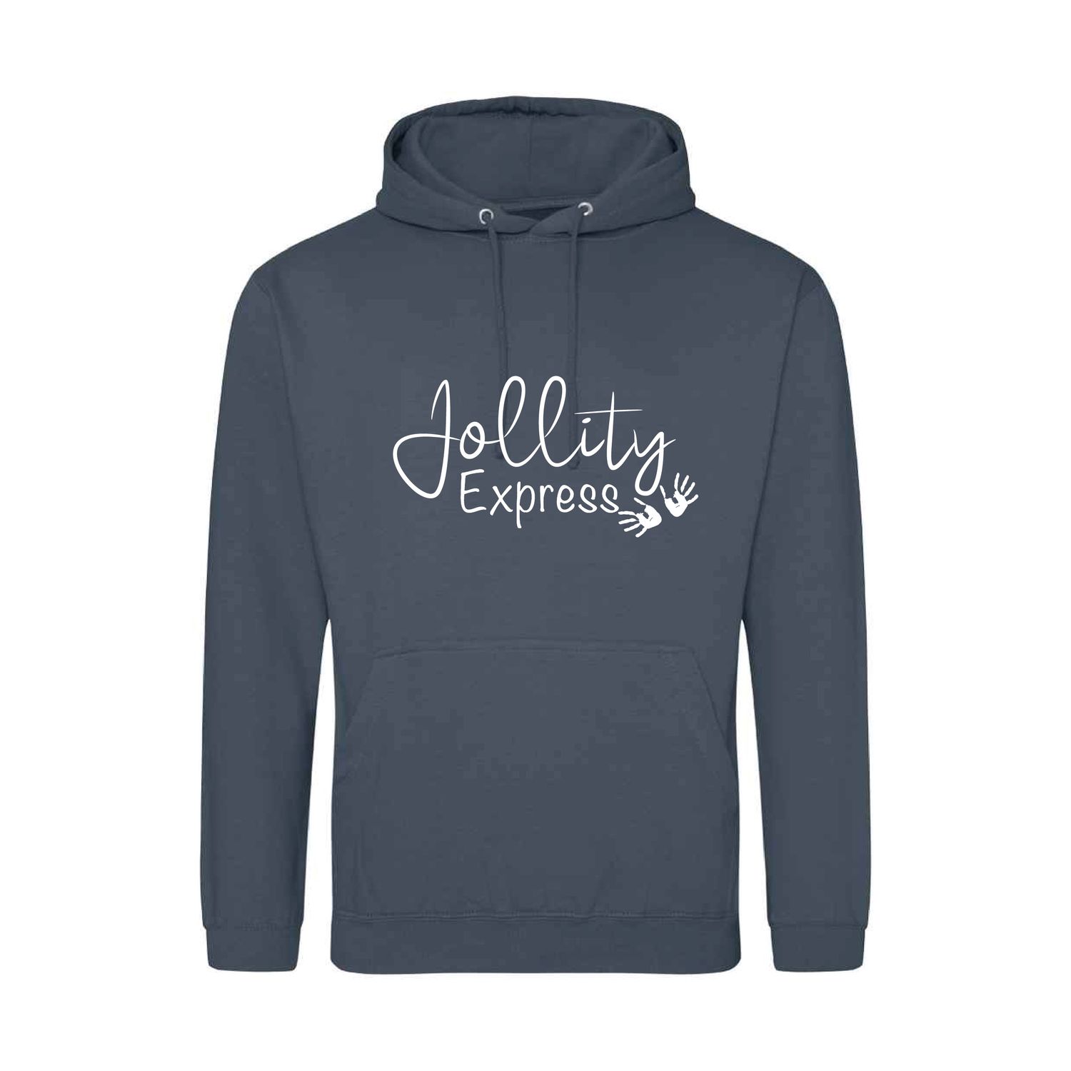 Jollity Express Airforce Blue Hoodie Jollity Express Airforce Blue Hoodie