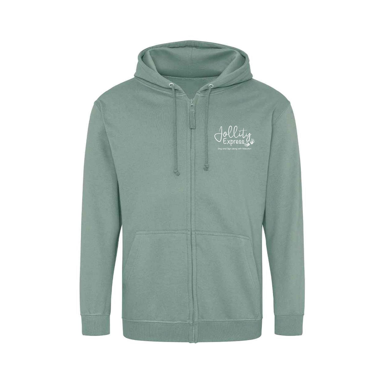 Jollity Express Dusty Green Zoodie Jollity Express Dusty Green Zoodie