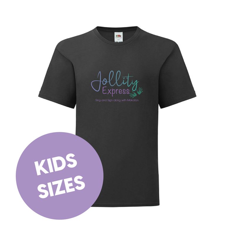 Jollity Express Kids Black T-shirt - KIDS SIZES