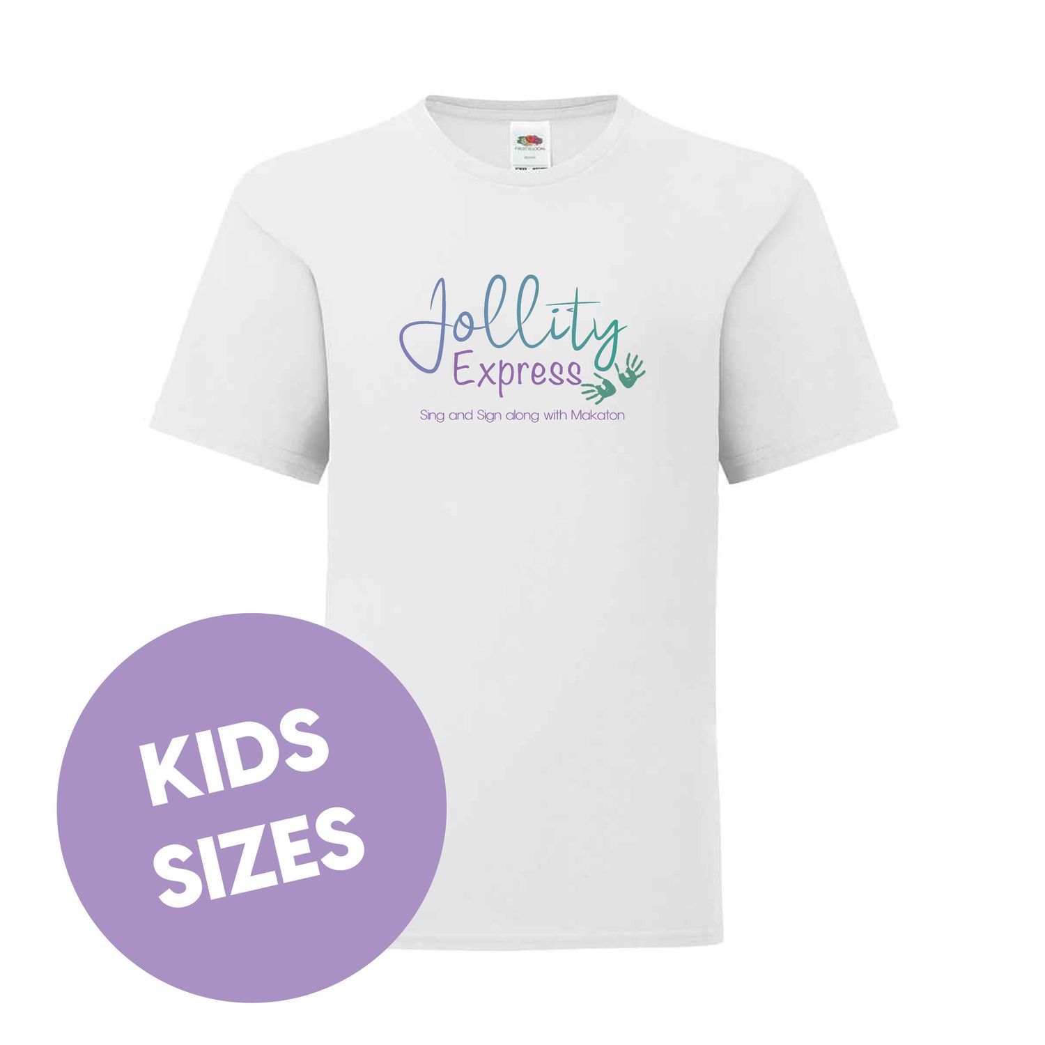 Jollity Express Kids White T-shirt - KIDS SIZES