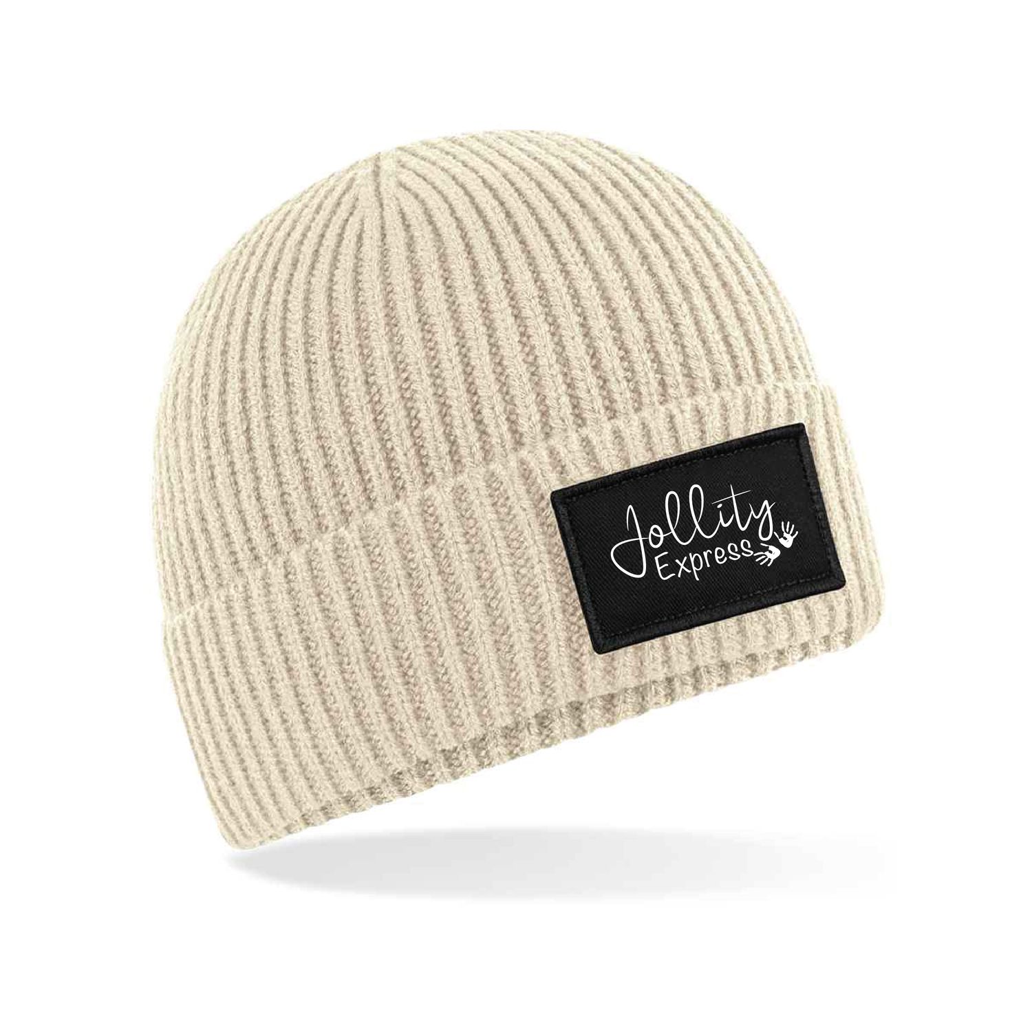 Jollity Express Ribbed Patch Beanie Jollity Express Ribbed Patch Beanie